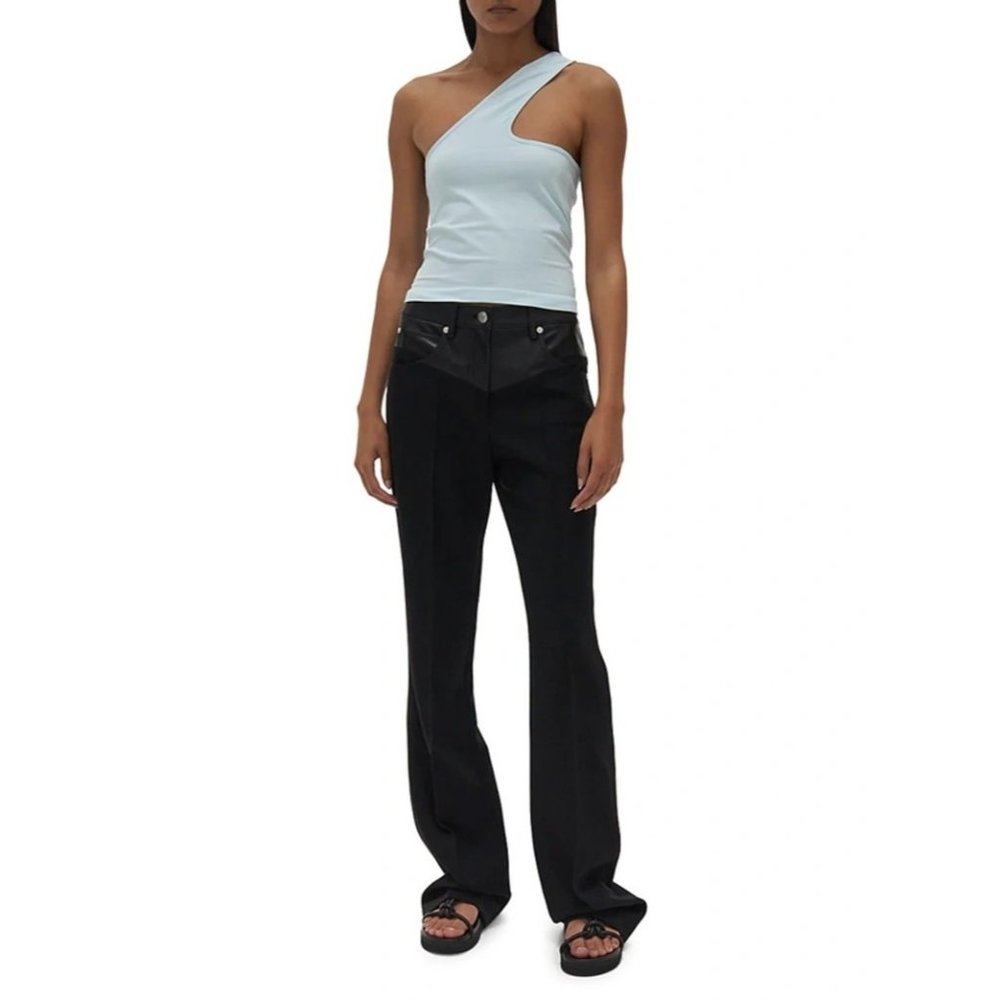 HELMUT LANG Cutout Seamless Tank Top in Cyber Blue - NWT - Size XS / S - Picture 2 of 4